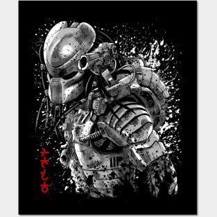 ukiyo-e predator Posters and Art